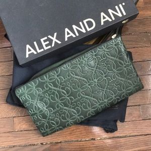 NWT Alex and Ani folover pouch